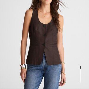 Madewell Scoopneck Cutaway Vest - NWT